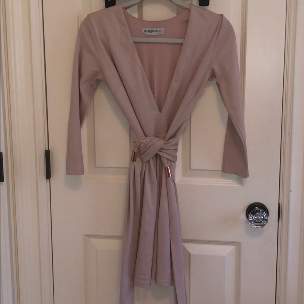 Bec & Bridge Tan Belted Dress